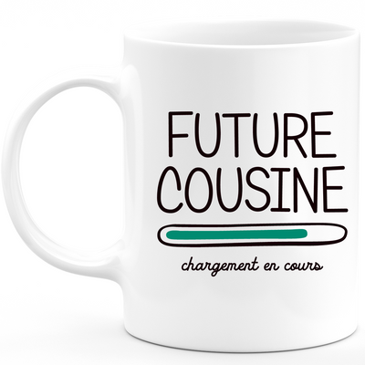 Pregnancy Announcement Mug Future Cousin 2022 - Original Mug for Birth Announcement Baby Girl or Boy for the Cousin